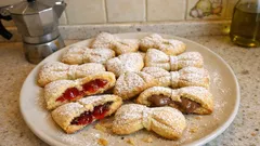Biscotti di frolla ripieni: friabili e dorati, con marmellata o crema in pochi passaggi