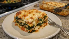Lasagne vegetariane al forno: cremose, ricche di verdure e facili da preparare in anticipo
